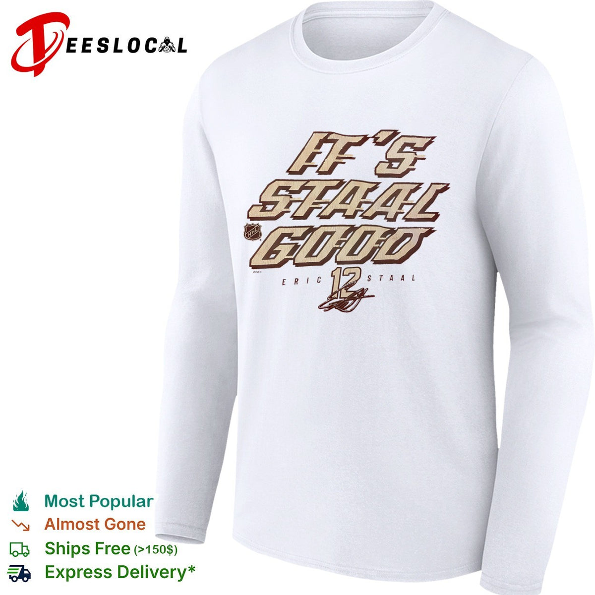 Eric Staal Carolina Hurricanes NHL it’s staal good parody shirt