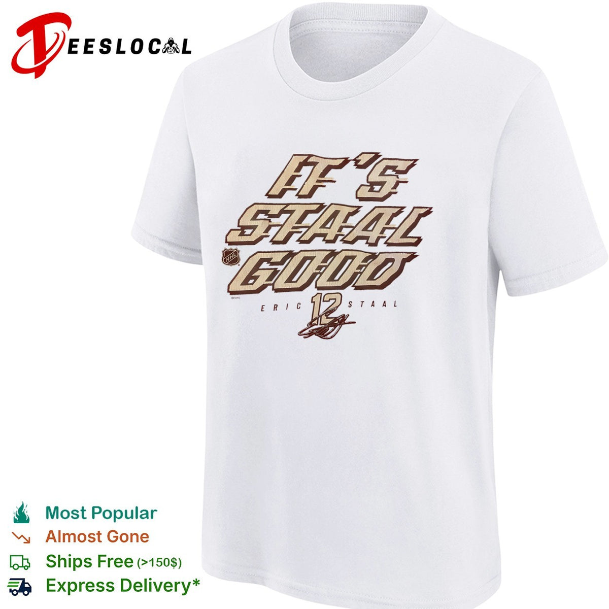 Eric Staal Carolina Hurricanes NHL it’s staal good parody shirt