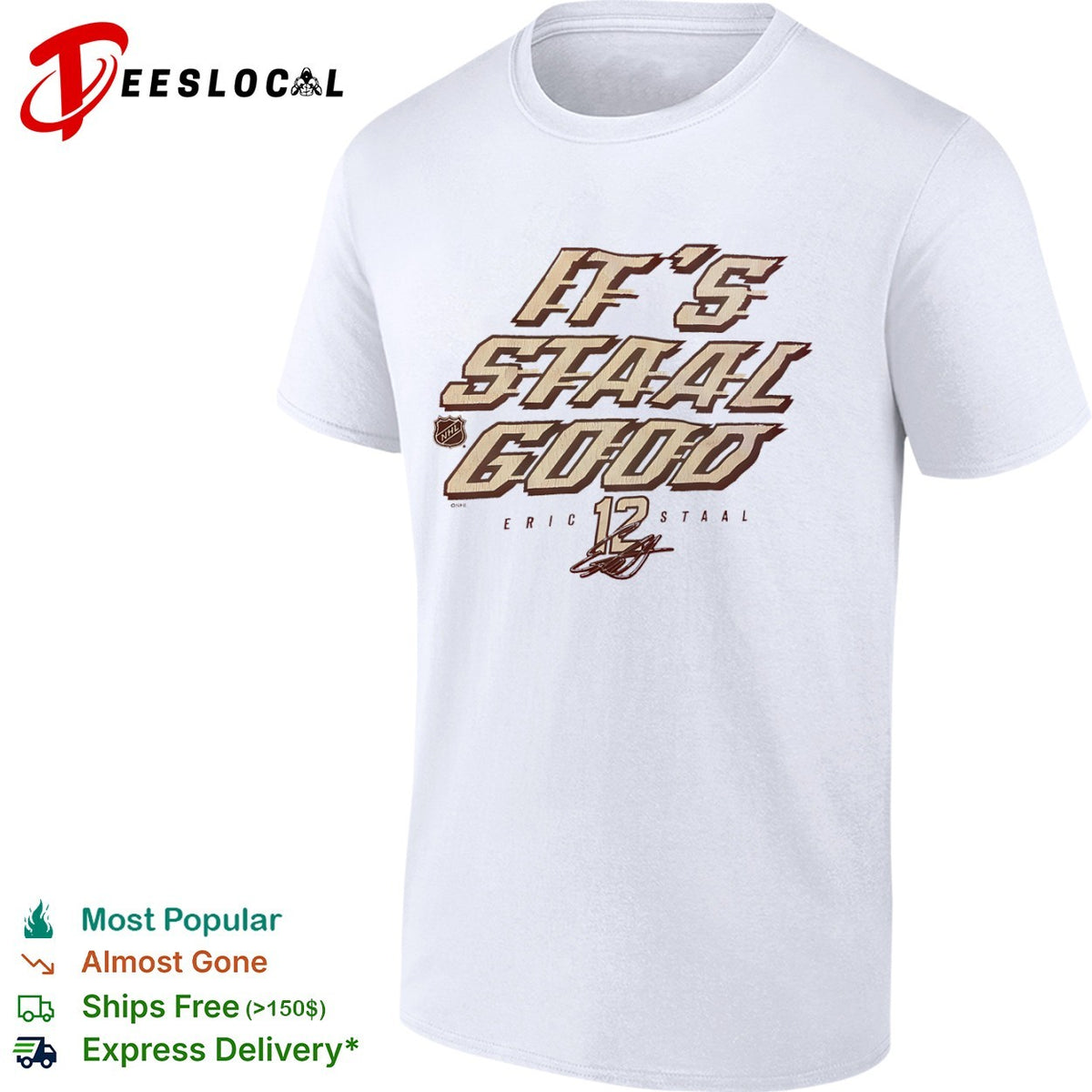 Eric Staal Carolina Hurricanes NHL it’s staal good parody shirt