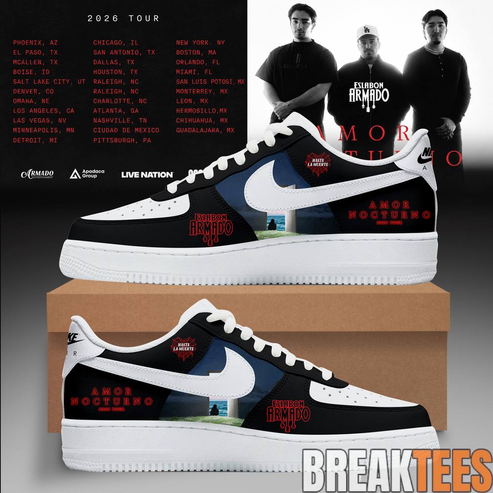 Eslabn Armado Amor Nocturno Tour 2026 Custom Air Force 1 Shoes