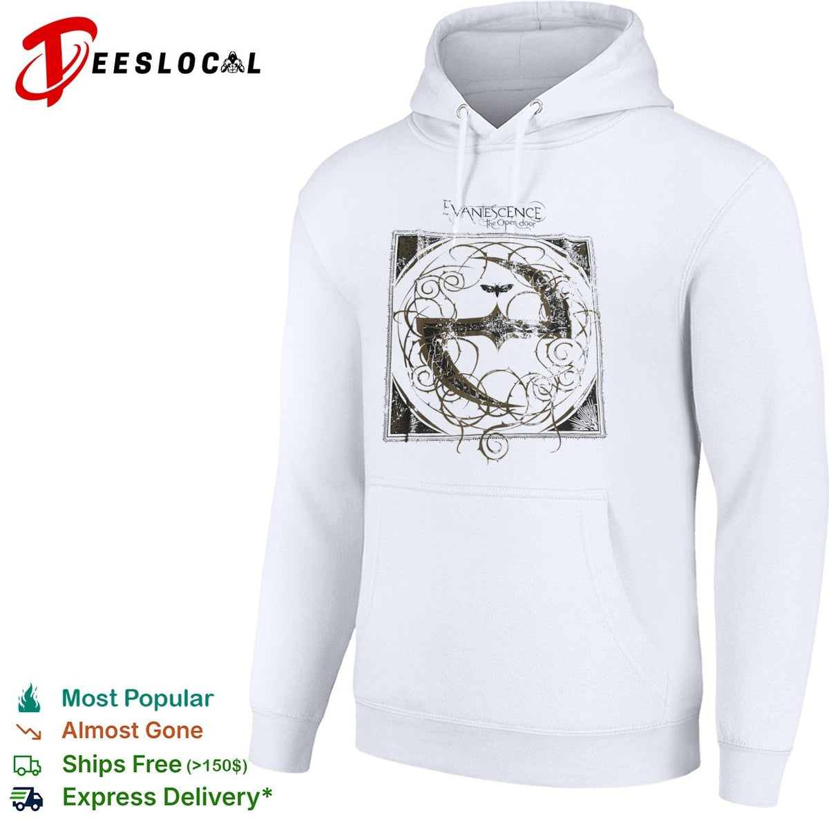 Evanescence The Open Door Logo and Moth Gothic Symbol shirt