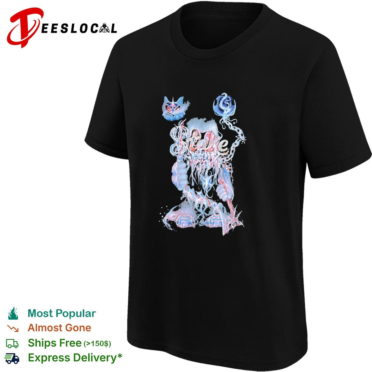 Everton Football Club Stake com Hummel Cthulhu Eldritch Horror Surrealist shirt
