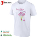 Every child deserves Riley floral bouquet shirt
