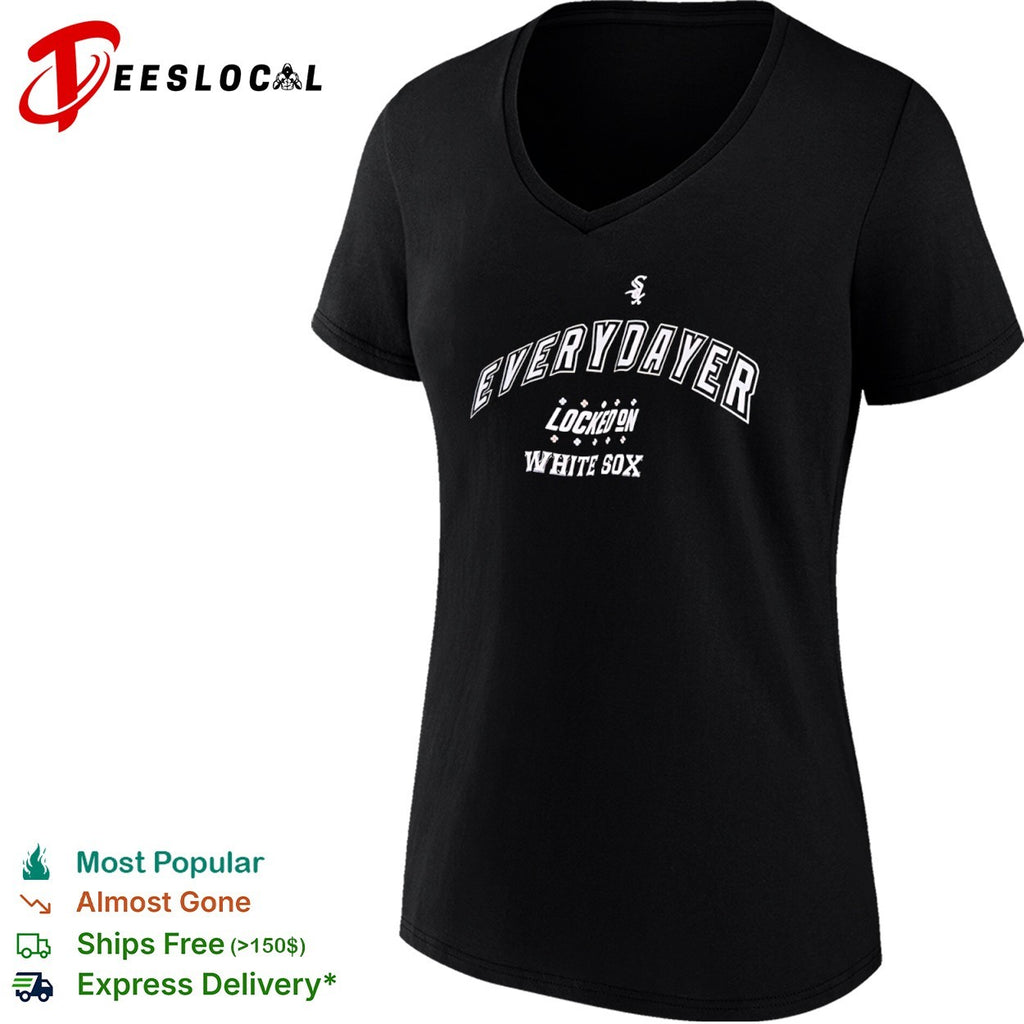 Everydayer Locked on White Sox Chicago Baseball Logo shirt