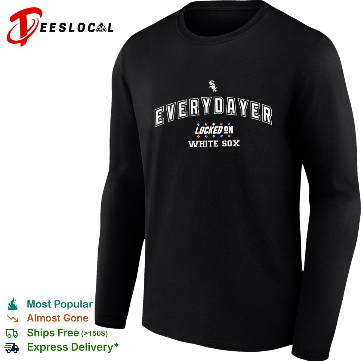 Everydayer Locked on White Sox Chicago shirt