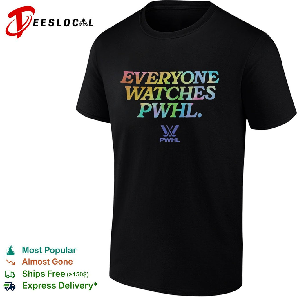 Everyone Watches League Logo Pride Rainbow shirt