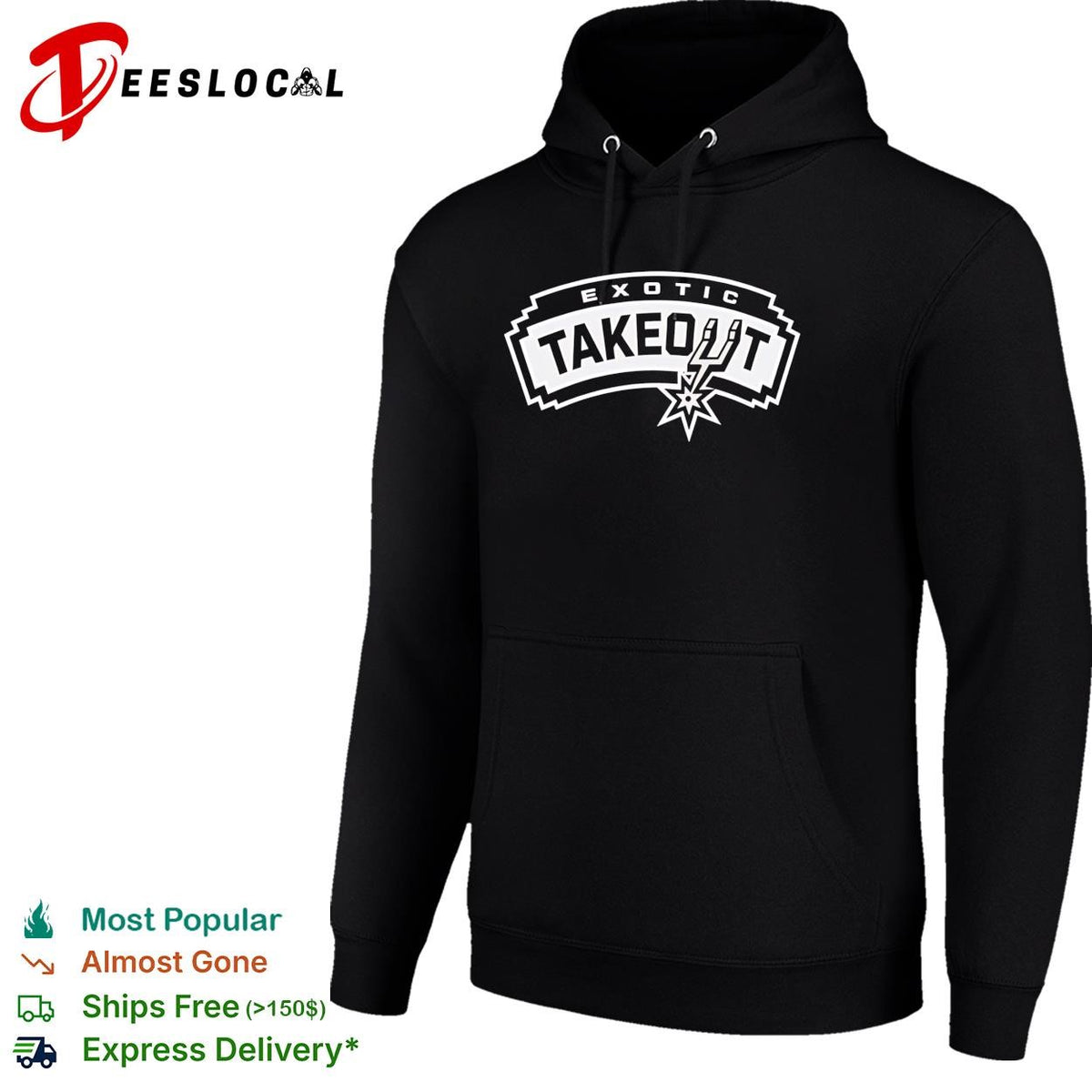 Exotic Takeout San Antonio Spurs Logo Parody Graphic Retro Font Finals 2026 shirt