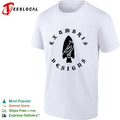 Exumbris Designs Owl Arrowhead Silhouette Logo Symbol Modern Abstract Icon Shirt