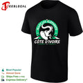 Allez les Elephants Cote d’Ivoire elephant crest badge shirt