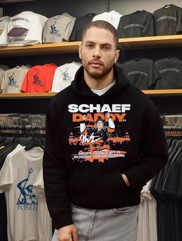 Matthew Schaefer Daddy Most Goals By A Rookie Defenseman Goal Record T-shirt