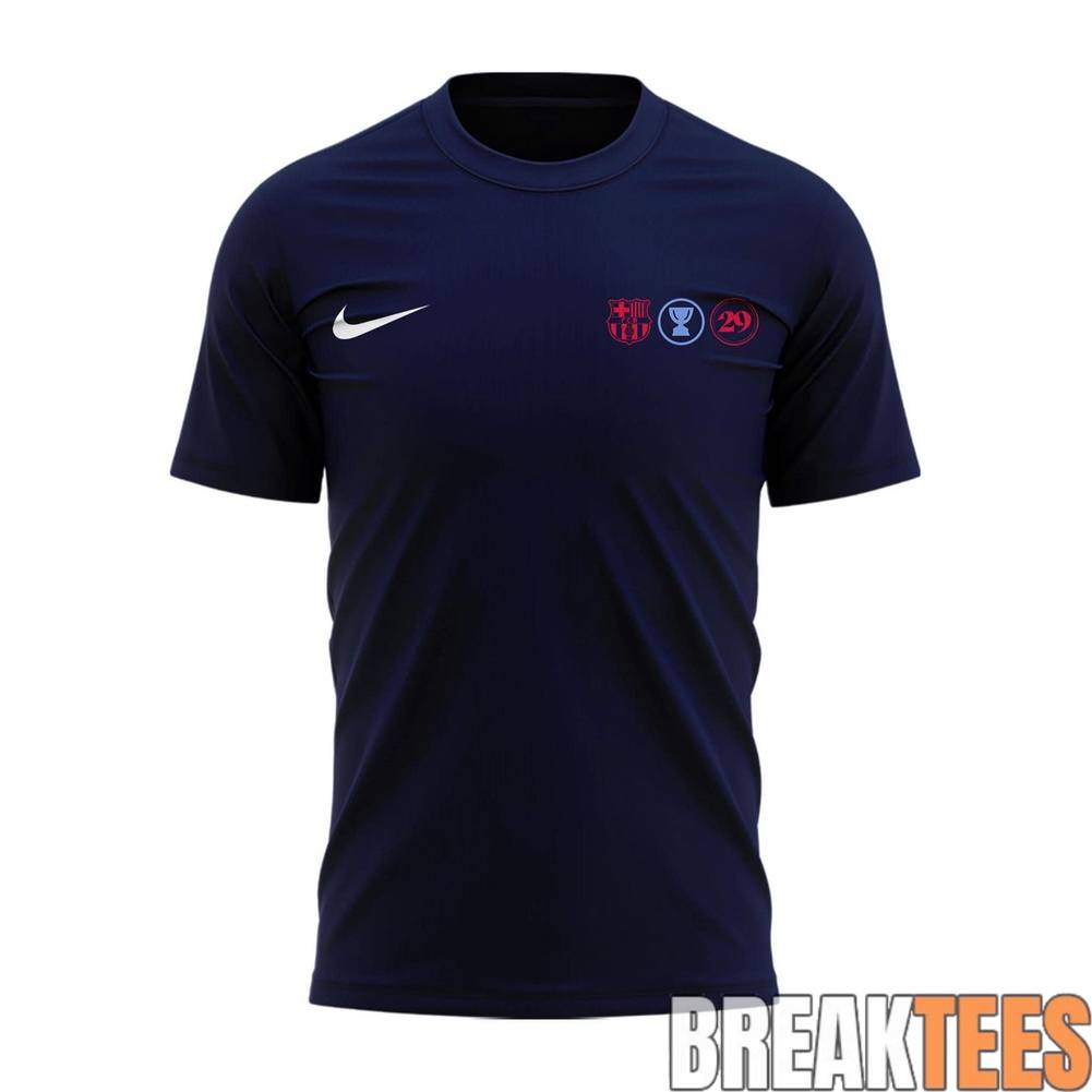 FC Barcelona 2025-26 La Liga Champions Celebration Shirt