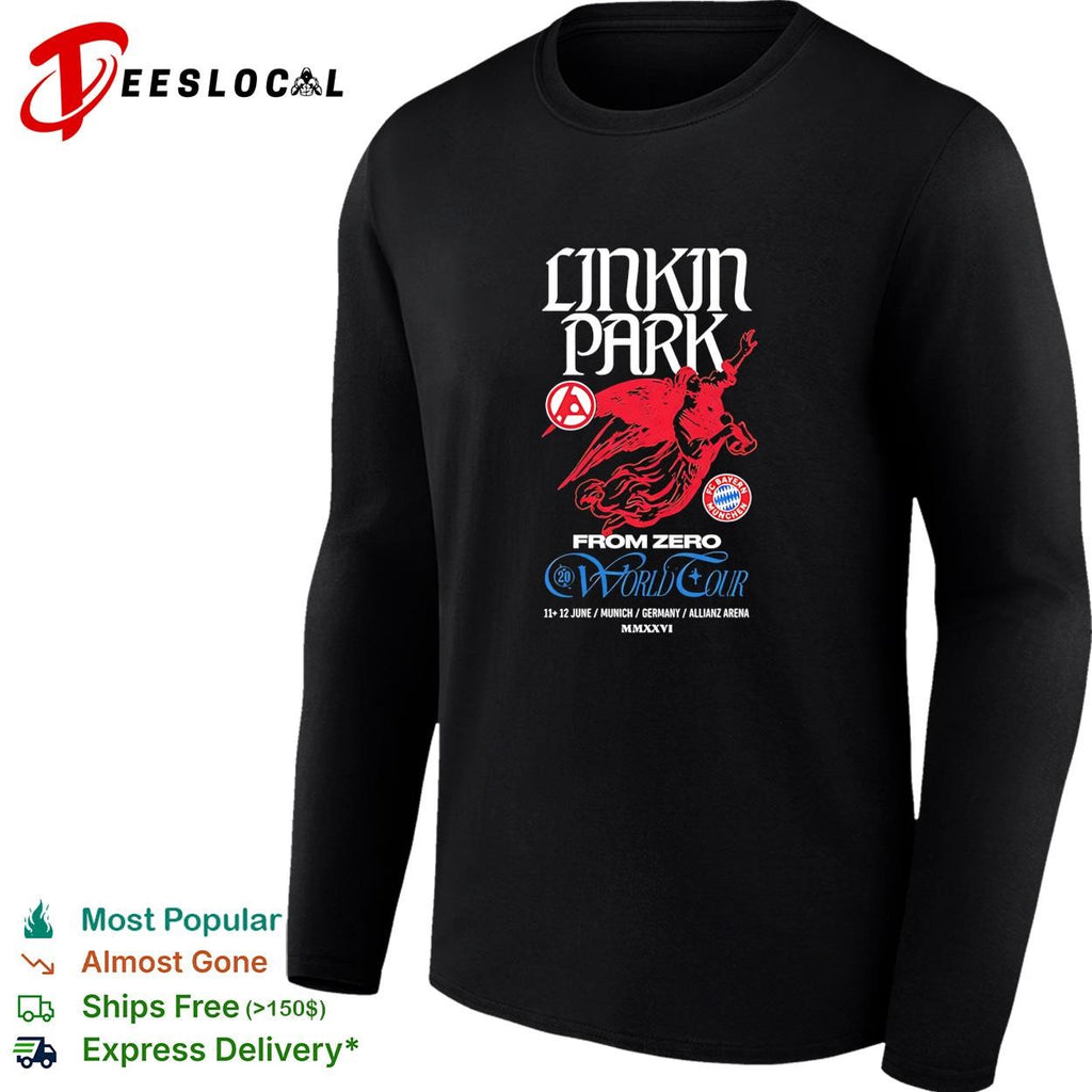 Linkin Park From Zero world tour Munich Germany 2026 horse rider poster shirt
