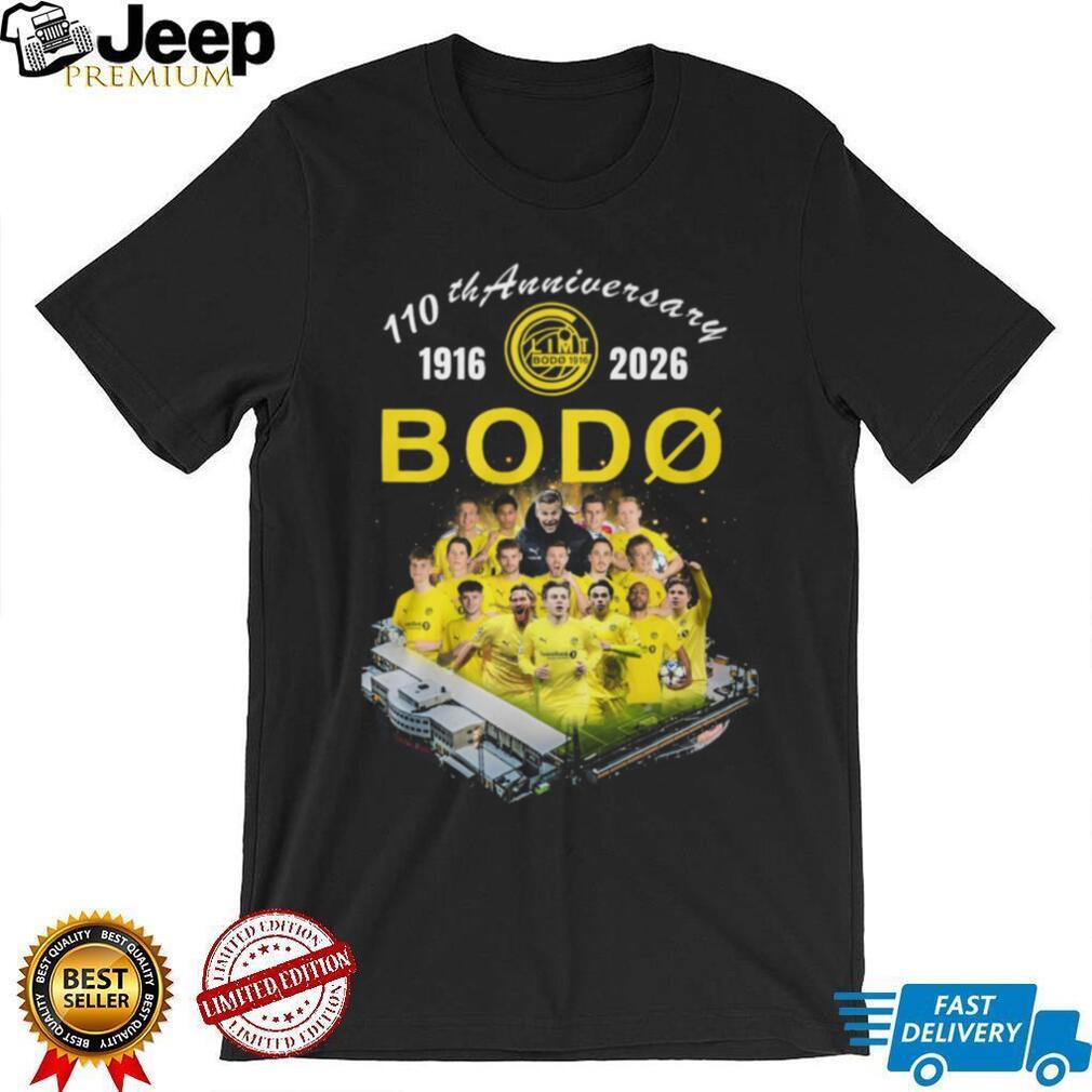 FK Bodø Glimt 110th Anniversary 1916 2026 Team Photo T Shirt