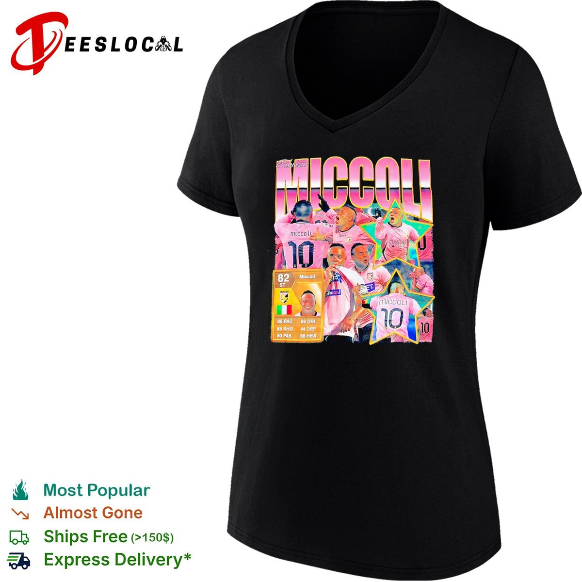 Fabrizio Miccoli US Citta di Palermo Serie A FIFA Ultimate Team 10 football shirt