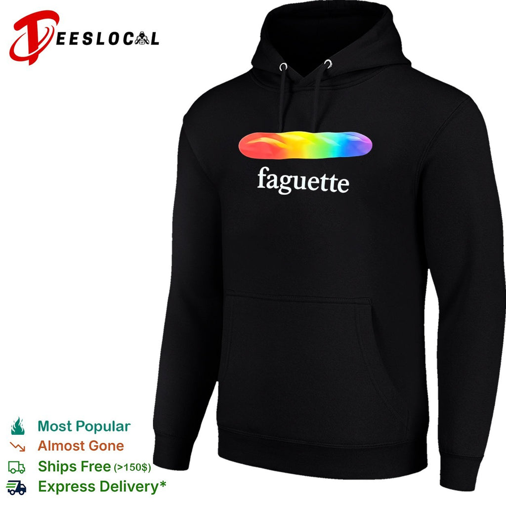 Faguette LGBTQ Pride Rainbow Bread Shirt