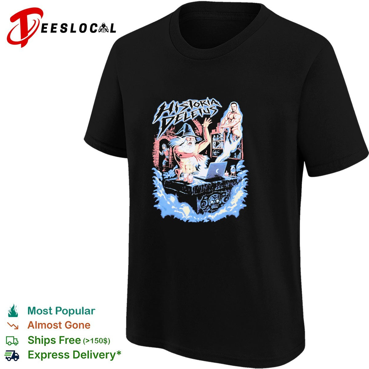 Fantasy king throne ship illustration art shirt