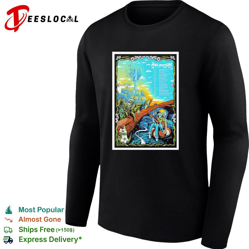 Fantasy nature tour poster scenic illustration concert shirt