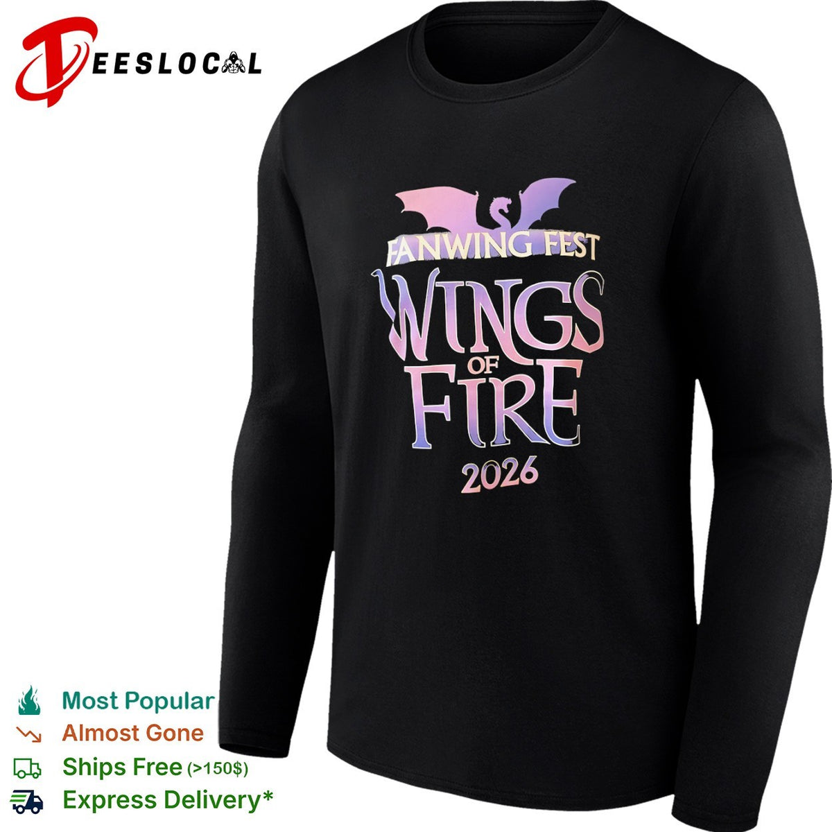 Fanwing Fest Wings of Fire 2026 shirt