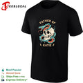Father of Katie Snake and Skull Gothic Occult Themed Pop Culture Aesthetic shirt