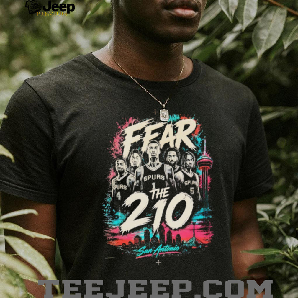 Fear the 210 San Antonio Spurs Basketball NBA vintage shirt