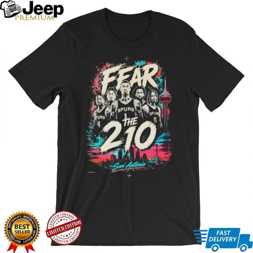 Fear the 210 San Antonio Spurs Basketball NBA vintage shirt