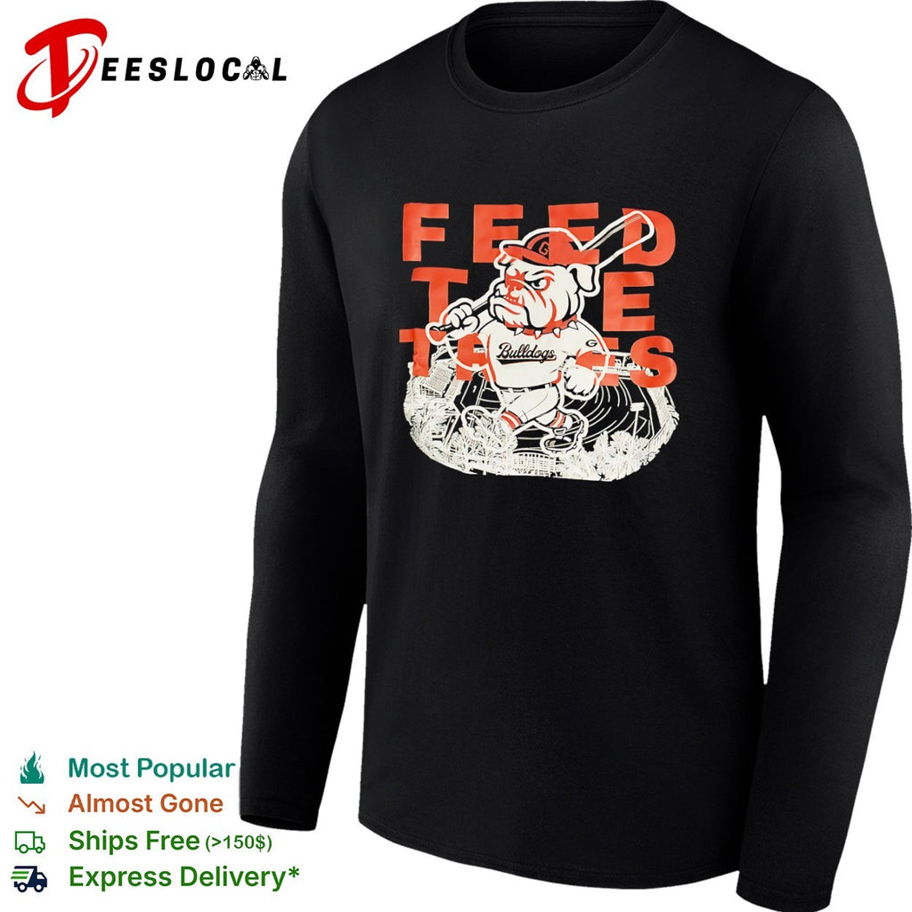 Feed the Tates Georgia Bulldogs baseball mascot Sanford Stadium shirt
