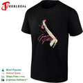 Female vocalist hand butterfly script signature elegant concert art shirt