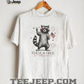Feral and Free Raccoon 250th Independence Day T Shirt