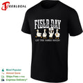 Field Day geese go let the games begin school event cartoon art shirt
