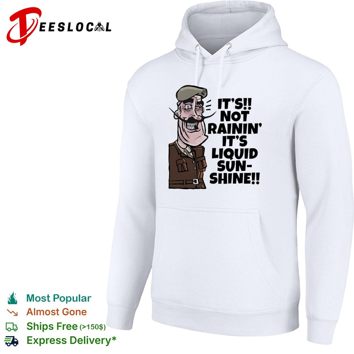 Field Marshal Montgomery It is not rainin it is liquid sunshine British Army shirt