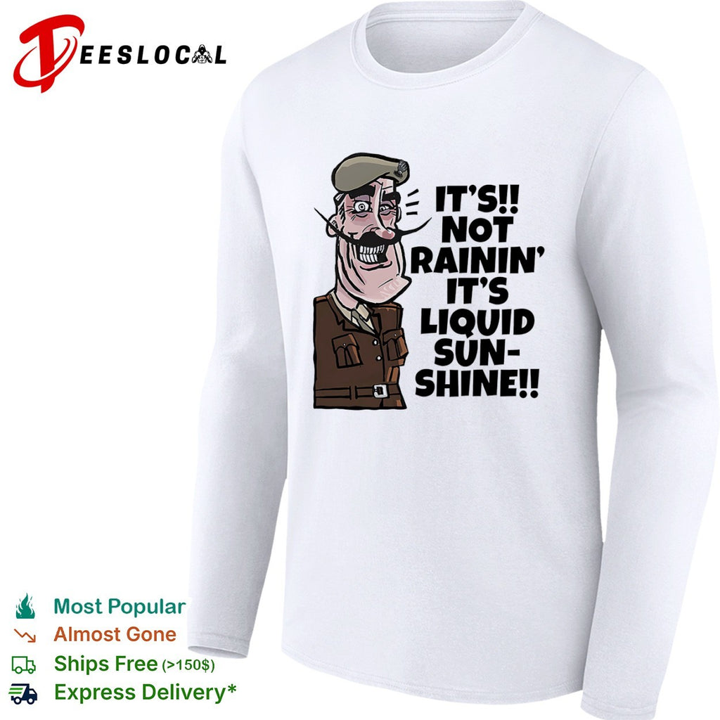 Field Marshal Montgomery It is not rainin it is liquid sunshine British Army shirt