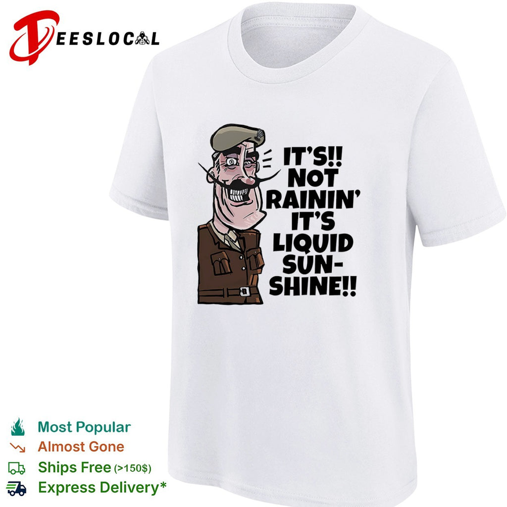 Field Marshal Montgomery It is not rainin it is liquid sunshine British Army shirt