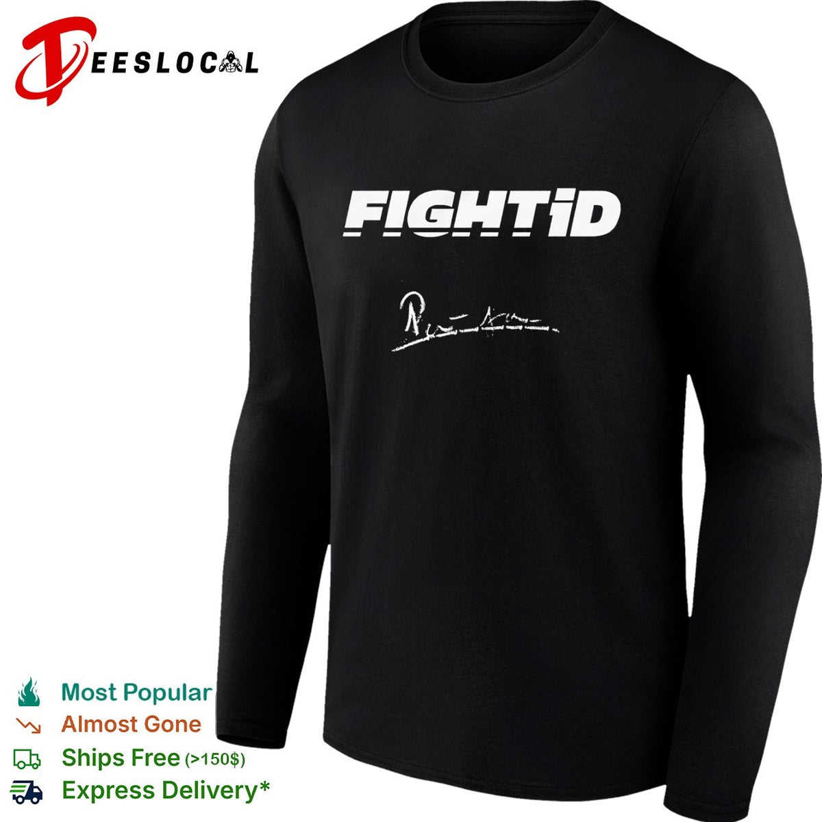 Fightid logo and signature shirt