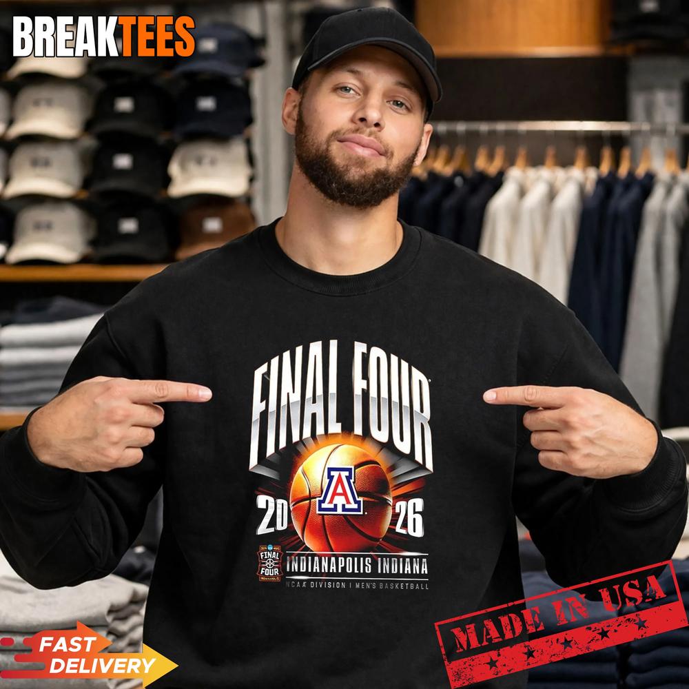 Final Four Arizona Wildcats 2026 NCAA Men’s Basketball Indianapolis Indiana Shirt