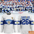 Finland 2026 IIHF World Champions Hockey Jersey