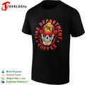 Fire Department Coffee FDC Skull Helmet Logo Fire Department Coffee shirt