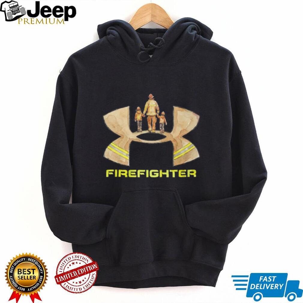 Firefighter Dad and Kids “Follow My Lead” Fire Rescue T Shirt
