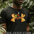 Firefighter Flames Graphic Duty & Honor Athletic T Shirt