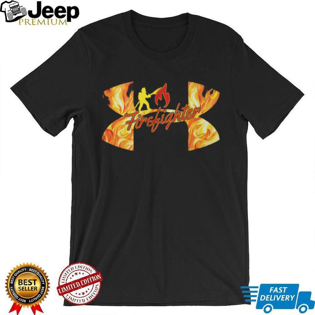Firefighter Flames Graphic Duty & Honor Athletic T Shirt