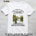Fishing Enthusiast Old Man Fisherman Hobby T Shirt