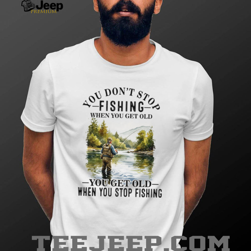 Fishing Enthusiast Old Man Fisherman Hobby T Shirt