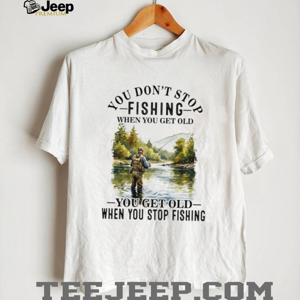 Fishing Enthusiast Old Man Fisherman Hobby T Shirt