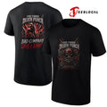 Five Finger Death Punch wrong side of heaven bad company live and loud graphic shirt