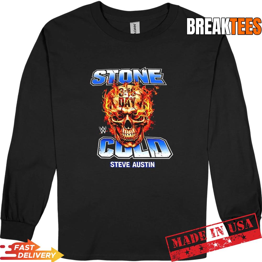 Flaming Skull Stone Cold Steve Austin 3 16 Day 2026 shirt