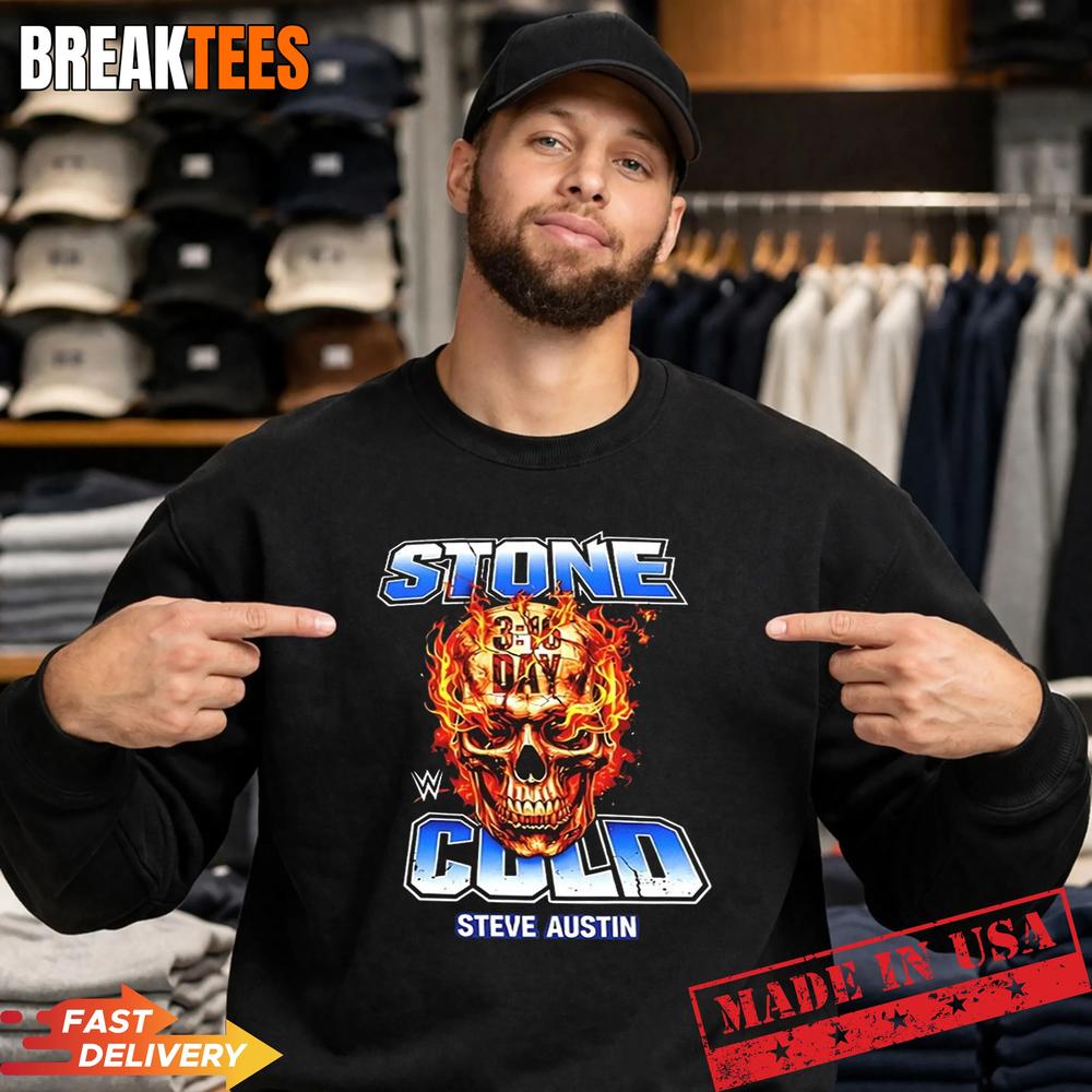 Flaming Skull Stone Cold Steve Austin 3 16 Day 2026 shirt