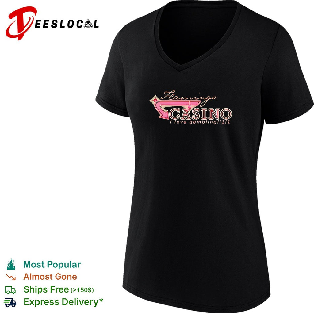 Flamingo Casino I love gambling shirt