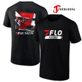 Flo racing car racing graphic shirt