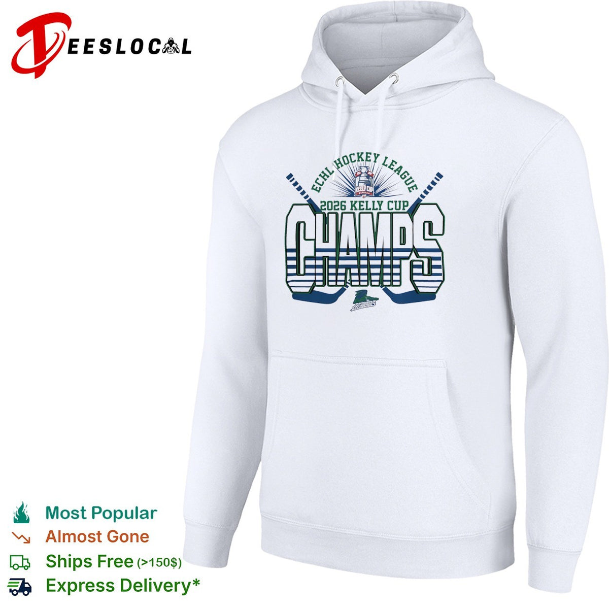 Florida Everblades 2026 Kelly Cup Champs ECHL Hockey League Winners Graphic shirt