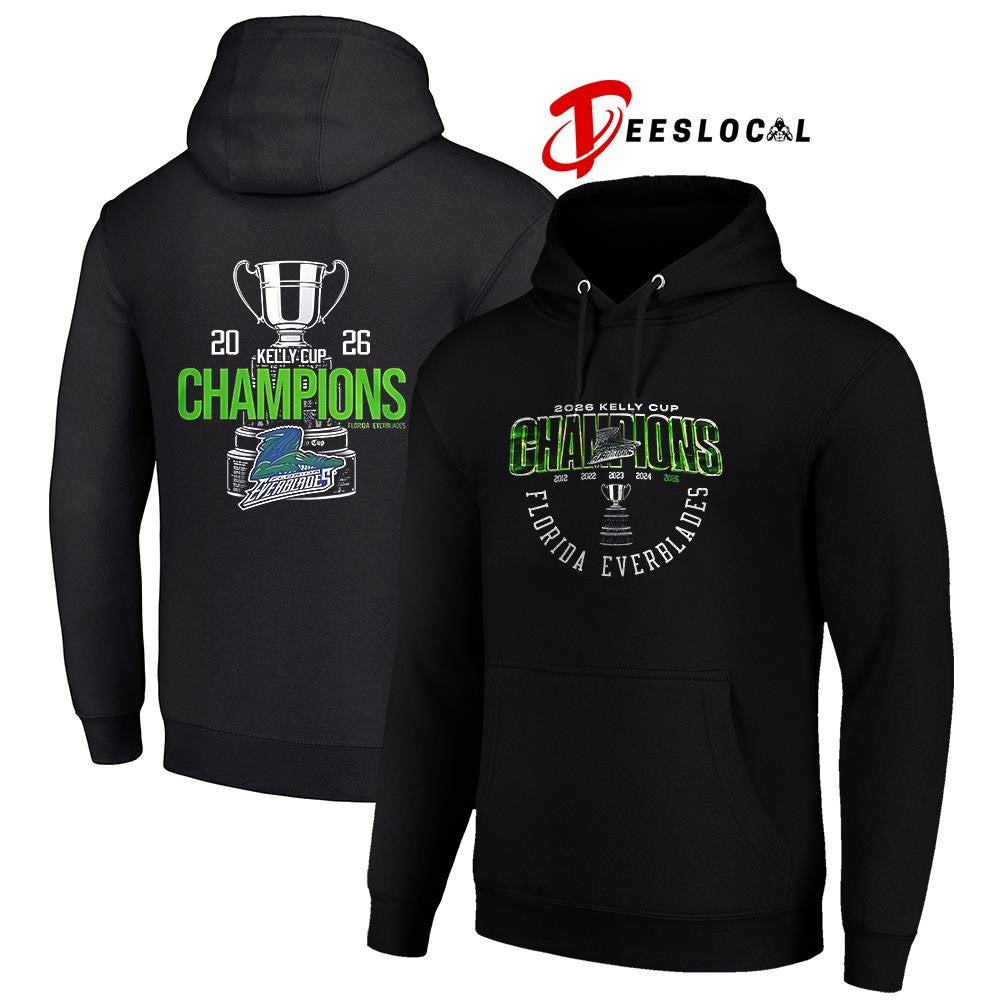 Florida Everblades 2026 Kelly Cup champions graphic shirt