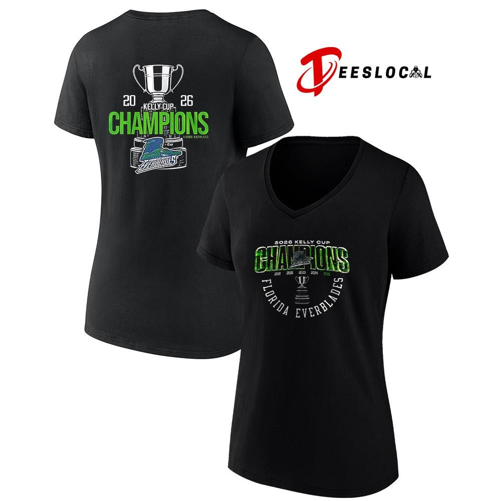 Florida Everblades 2026 Kelly Cup champions graphic shirt